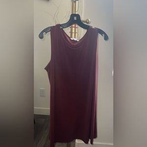 BCBG MAUVE COLORED SHIRT DRESS - MED